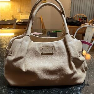 Kate Spade Cream Bag with Luxe Gold Hardware